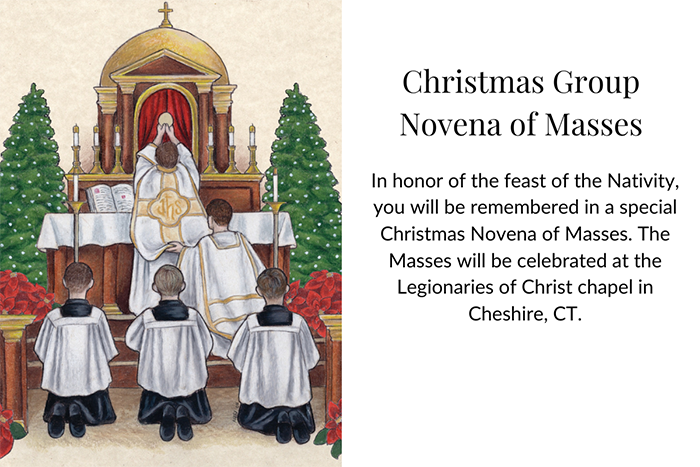 Christmas Group Novena of Masses