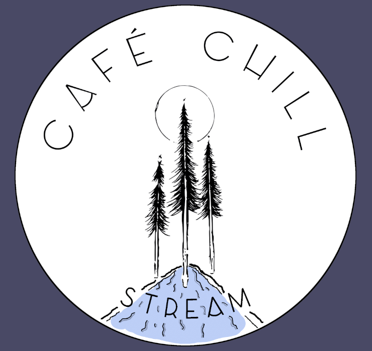 Logo with the words "SCafe Chill Stream"