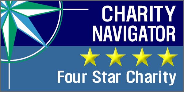 Charity Navigator 4-star Rating