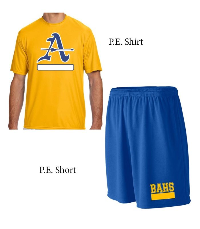 PE Shirt and Shorts